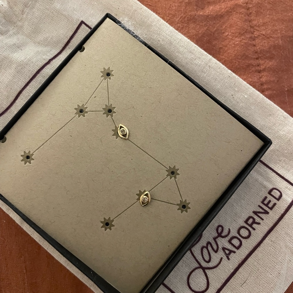 Mejuri Evil Eye Stud Earrings